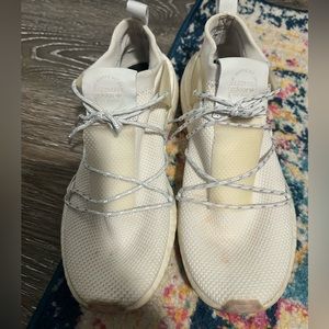 White adidas sneakers